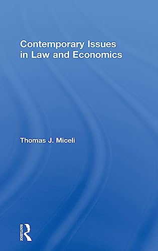 Contemporary Issues in La and Economics [Hardcover]