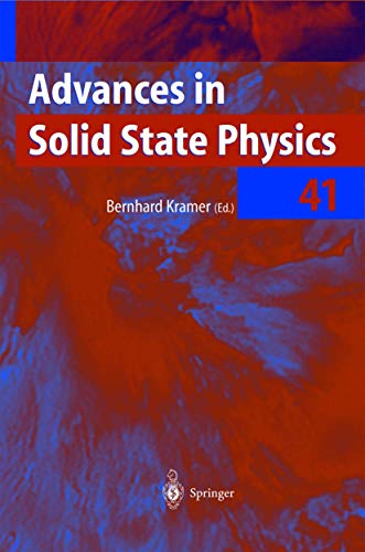 Advances in Solid State Physics [Hardcover]