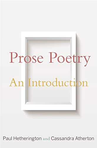 Prose Poetry An Introduction [Paperback]