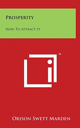 Prosperity : Ho to Attract It [Hardcover]