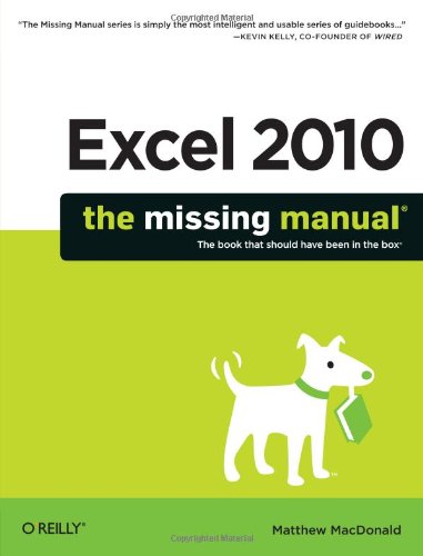 Excel 2010 The Missing Manual [Paperback]