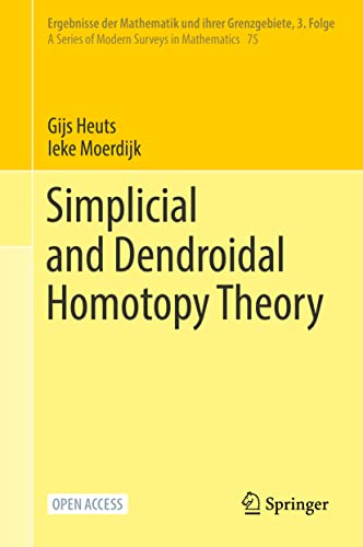 Simplicial and Dendroidal Homotopy Theory [Hardcover]