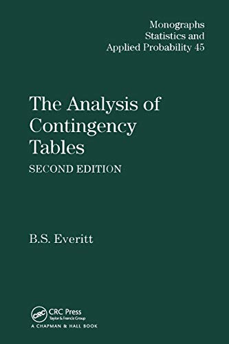 The Analysis of Contingency Tables [Paperback]