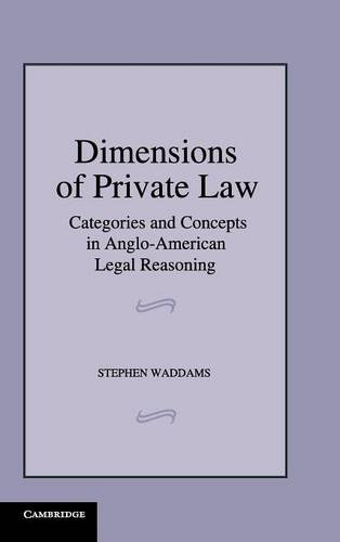 Dimensions of Private La Categories and Concepts in Anglo-American Legal Reaso [Hardcover]