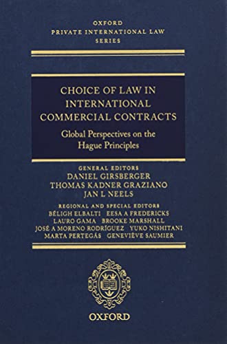 Choice of Law in International Commercial Contracts [Hardcover]