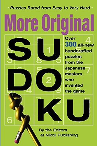 More Original Sudoku (bk. 3) [Paperback]