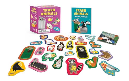 Trash Animals Magnet Set: Live Free, Eat Trash! [Paperback]