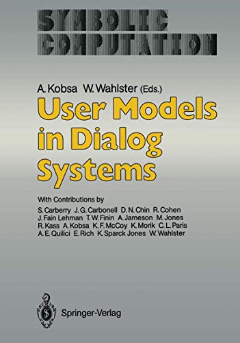 User Models in Dialog Systems [Paperback]