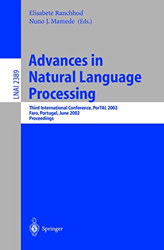 Advances in Natural Language Processing Third International Conference, PorTAL  [Paperback]