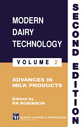 Modern Dairy Technology Volume 2 Advances in Milk Products [Paperback]