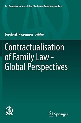 Contractualisation of Family Law - Global Perspectives [Paperback]