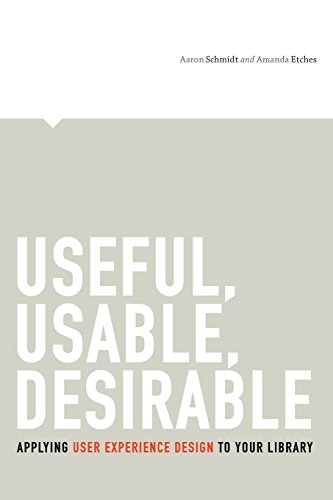 Useful, Usable, Desirable Applying User Experience Design To Your Library [Paperback]