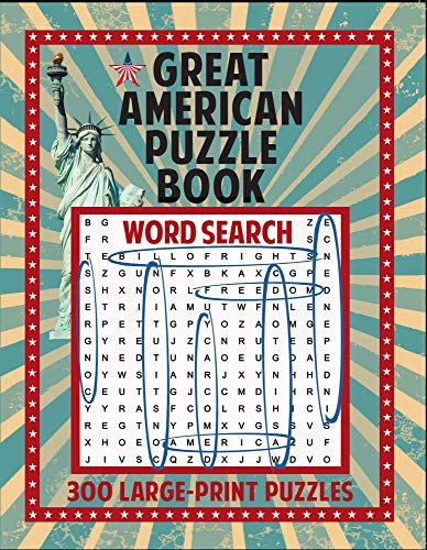 Great American Puzzle Book: 300 Large Print P