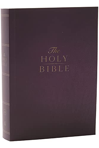 KJV Holy Bible: Compact with 43,000 Cross References, Purple Softcover, Red Lett [Paperback]