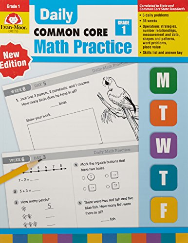 Daily Math Practice, Grade 1 [Paperback]