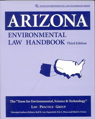 Arizona Environmental Law Handbook [Paperback]