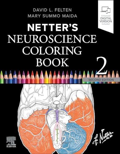 Netter's Neuroscience Coloring Book [Paperback]