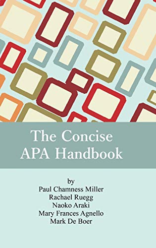 Concise APA Handbook [Hardcover]