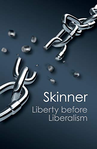 Liberty before Liberalism [Paperback]