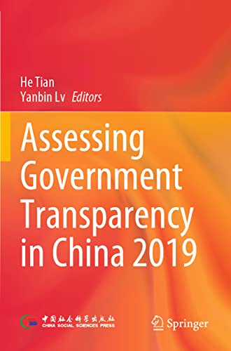 Assessing Government Transparency in China 2019 [Paperback]