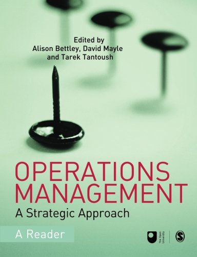 Operations Management A Strategic Approach [Paperback]