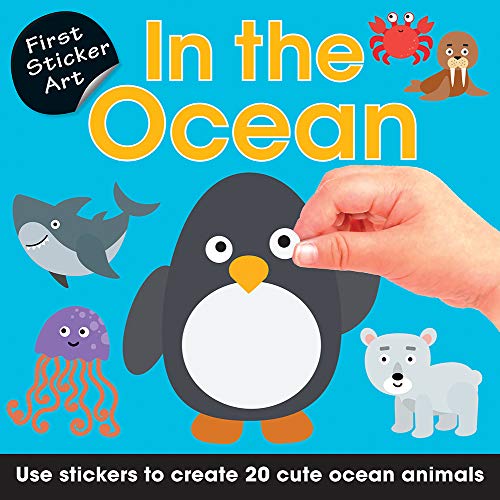 In the Ocean: Use Stickers to Create 20 Cute Ocean Animals [Paperback]