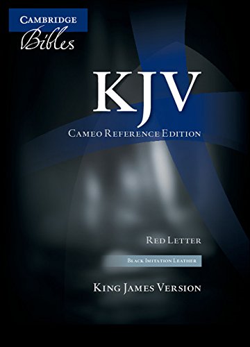 Kjv Cameo Reference Edition Kj452:Xr Black Im