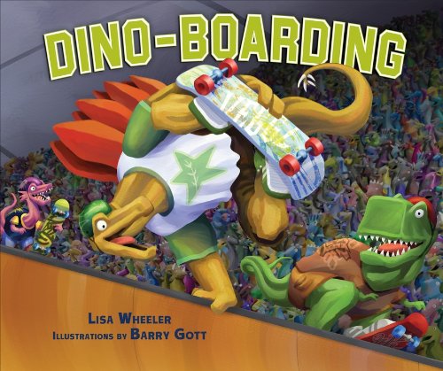 Dino-Boarding (carolrhoda Picture Books) (junior Library Guild Selection) [Library Binding]