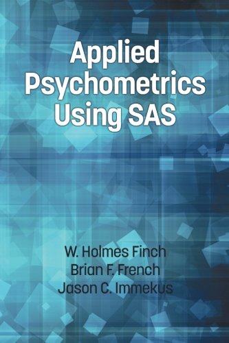 Applied Psychometrics Using Sas [Paperback]