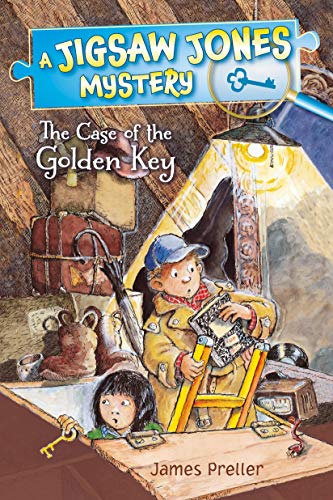 Jigsaw Jones: The Case of the Golden Key [Paperback]