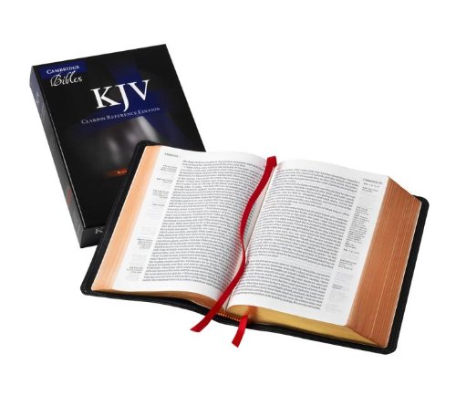 Kjv Clarion Reference Black Goatskin Kj486:Xe [Leather Bound]