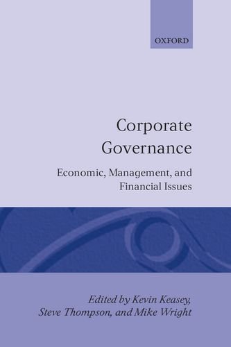 Corporate Governance Economic and Financial Issues [Hardcover]