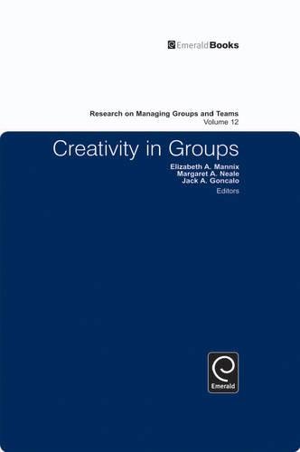 Creativity In Groups (research On Managing Groups And Teams) [Hardcover]