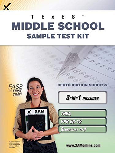 TExES Middle School Sample Test Kit THEA, PPR EC-12, Generalist 4-8 Teacher Cer [Paperback]