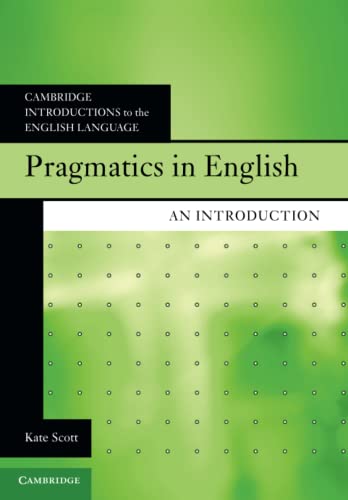 Pragmatics in English: An Introduction [Paperback]