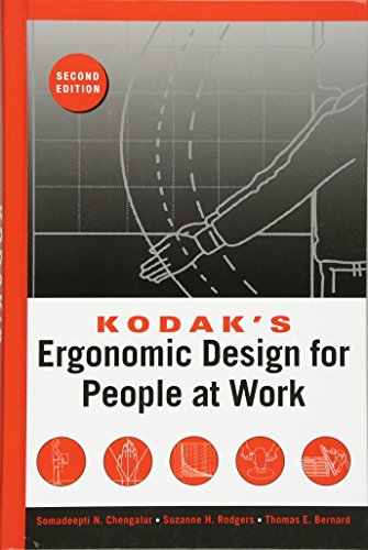 Kodak's Ergonomic Design for People at Work [Hardcover]