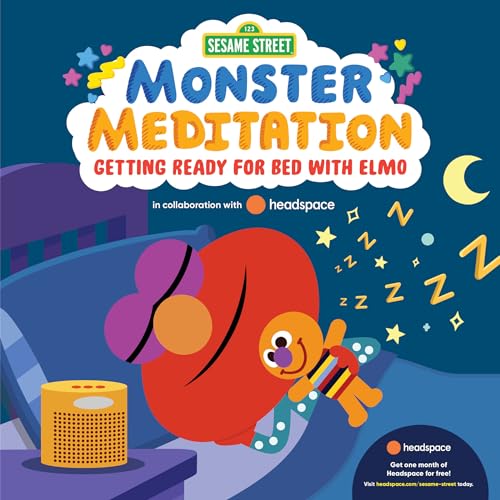 Getting Ready for Bed with Elmo: Sesame Street Monster Meditation in collaborati [Board book]