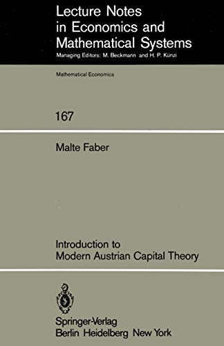 Introduction to Modern Austrian Capital Theory [Paperback]