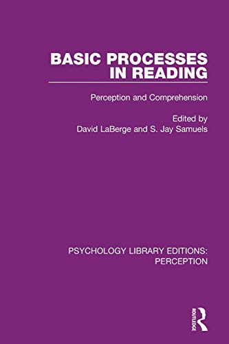 Basic Processes in Reading Perception and Comprehension [Paperback]