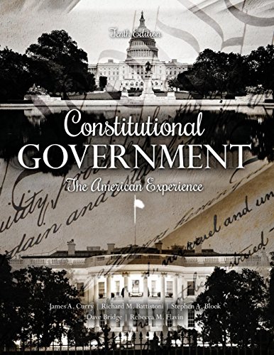 Constitutional Government  The American Experience [Hardcover]