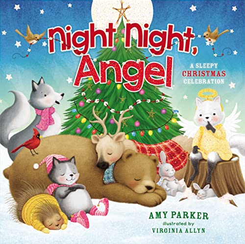 Night Night, Angel: A Sleepy Christmas Celebration [Board book]