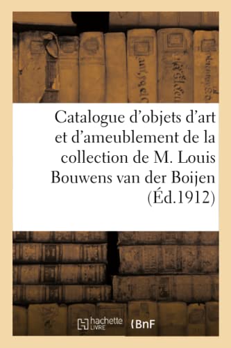 Catalogue D'Objets D'Art Et D'Ameublement, Porcelaines Et Faiences, Sieges