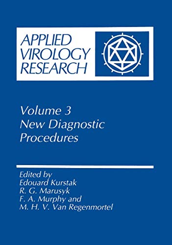 Applied Virology Research: New Diagnostic Procedures [Hardcover]