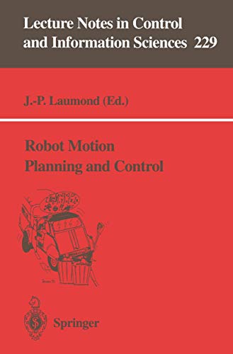 Robot Motion Planning and Control [Paperback]