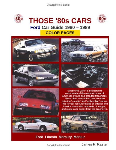 Those 80s Cars - Ford [Paperback]