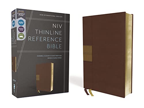 NIV, Thinline Reference Bible, Leathersoft, B