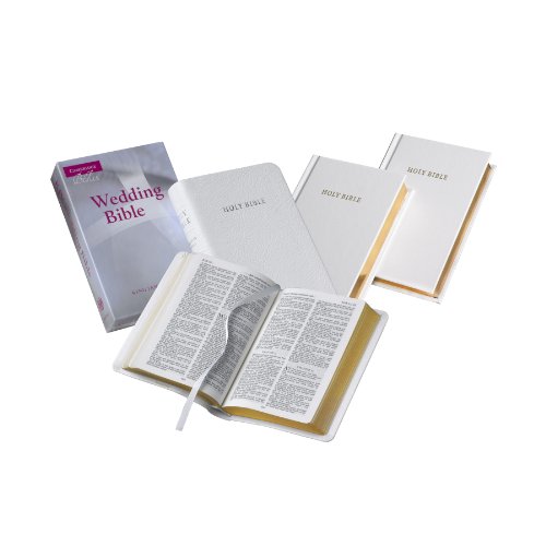 Kjv Wedding Bible White French Morocco Kj223:T [Leather Bound]