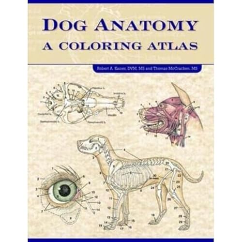 Dog Anatomy: A Coloring Atlas [Paperback]