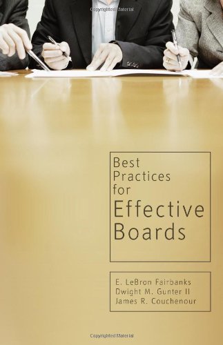 Best Practices for Effective Boards [Paperback]