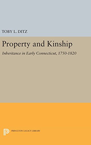 Property and Kinship Inheritance in Early Connecticut, 1750-1820 [Hardcover]